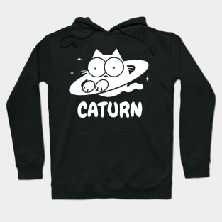 Caturn Cat Doodle Hoodie